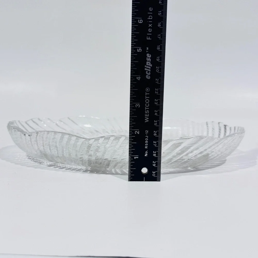 NOS Vintage Crystal Clear Studios Ashford Pattern‎ Oval Sectional Style# 323902